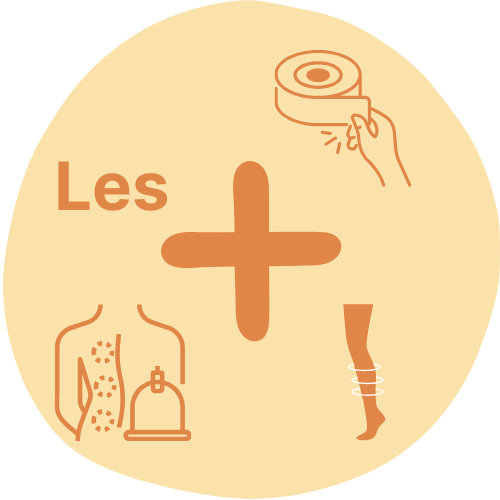 Soins complémentaires en ostéopathie Châtelet-en-Brie – ventouses et k-taping